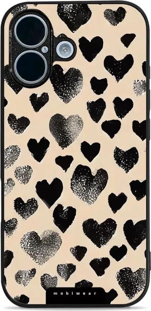 Handyhülle für iPhone 17, Mobiwear Glossy Case, Beige Liebe