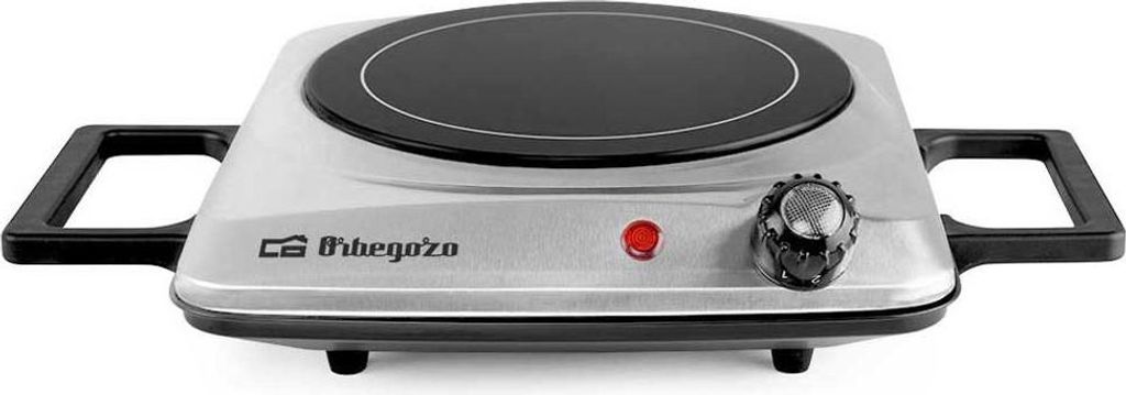 Orbegozo PCE 4050, Silber, Arbeitsplatte, Versiegelte Platte, Glaskeramik, 1 Zone(n), 1 Zone(n)