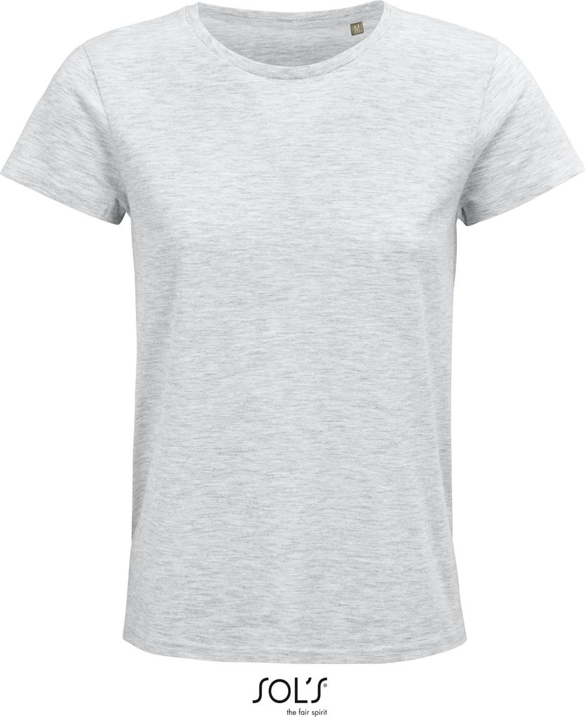 SOLs 03581 | Damen Shirt, Crusader Women T-Shirt, Jersey 150 - Farbe: Ash (Heather) - Größe: M