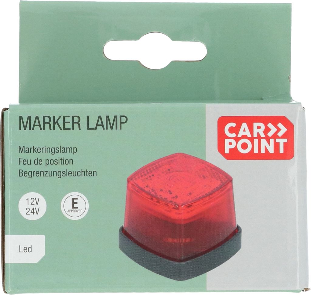 Carpoint LED Begrenzungsleuchten Rot 12-24V
