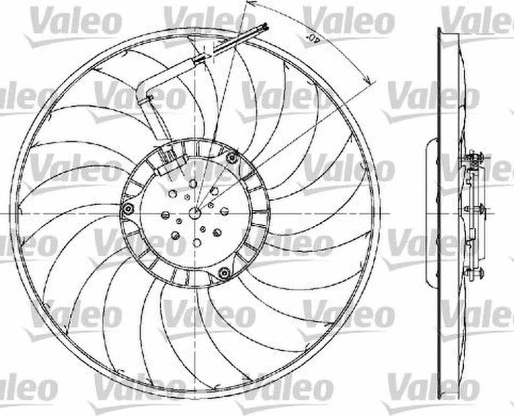 Valeo Lüfter, Motorkühlung 698610