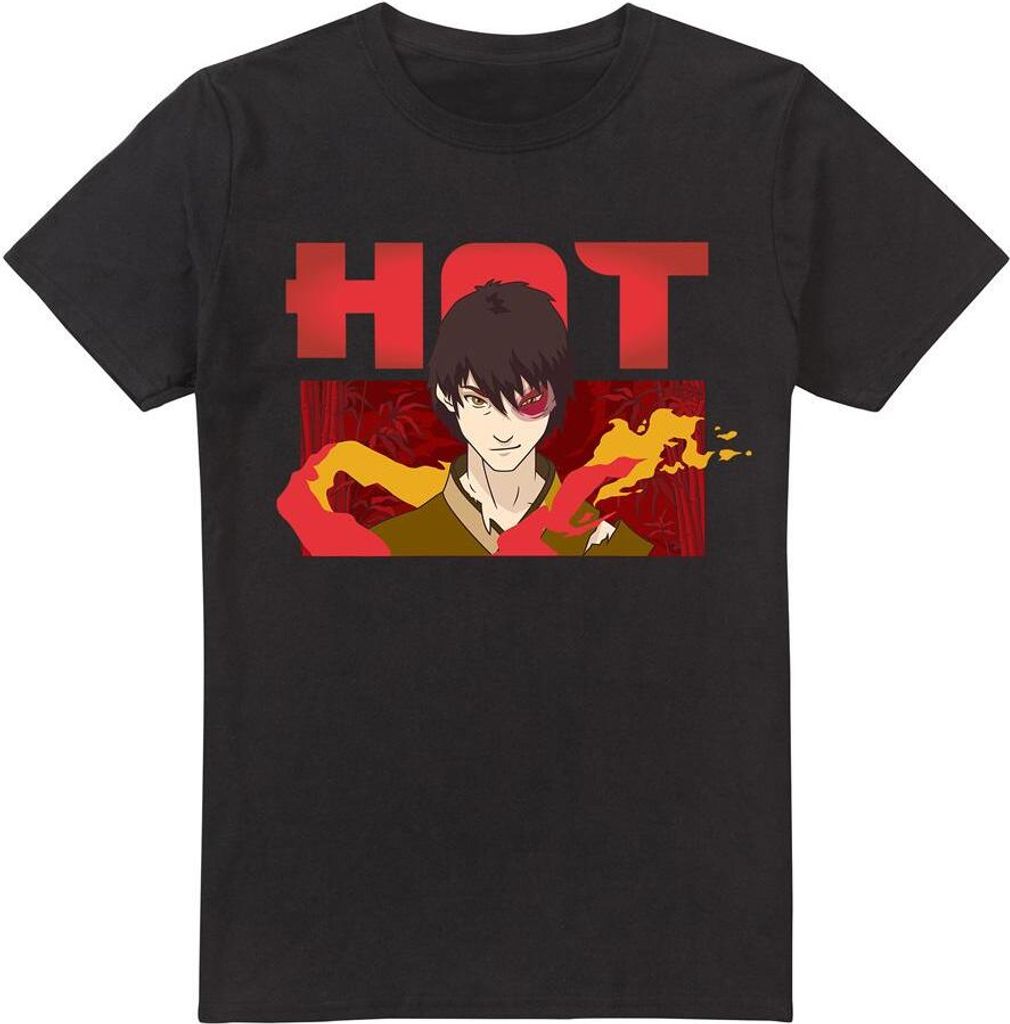 Avatar: The Last Airbender - "Hot" T-Shirt für Herren TV6683 (M) (Schwarz)