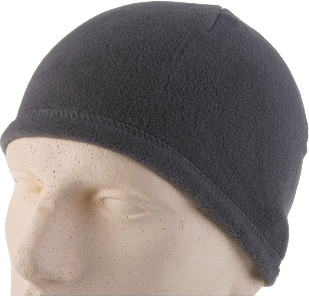 (( earbags | BEANIES aus Glooove Fleece , dunkelgrau, M