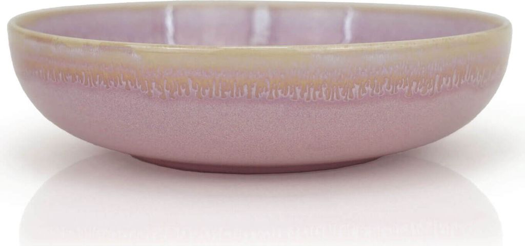 Stoneware Suppenteller, 20 cm, rosa