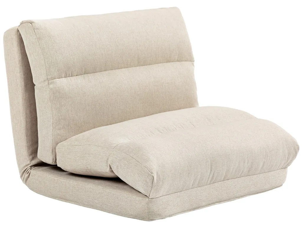 Fauteuil de sol inclinable 90 à 180 degrés convertible en lit de repos