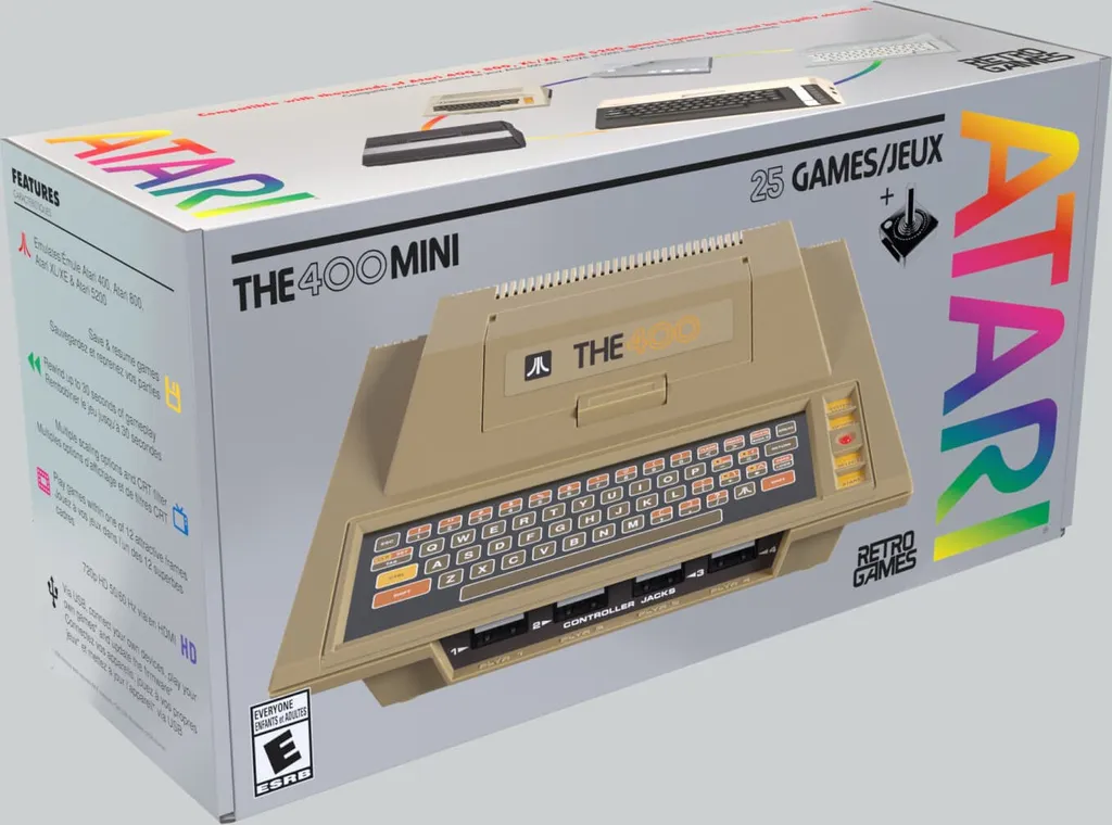 Jouer aux Classiques Atari avec la Console Atari 400 Mini Beige