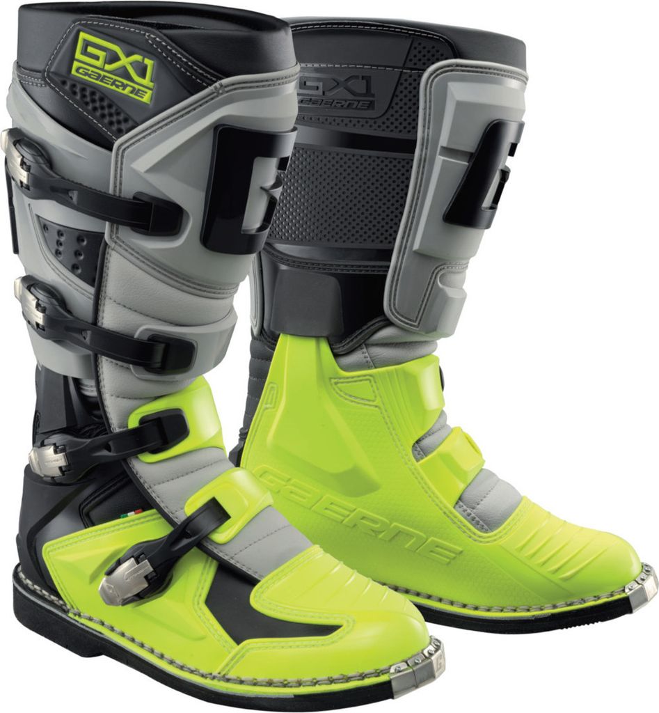 Gaerne GX-1 Goodyear Motocross Stiefel, schwarz/grau/gelb, 41