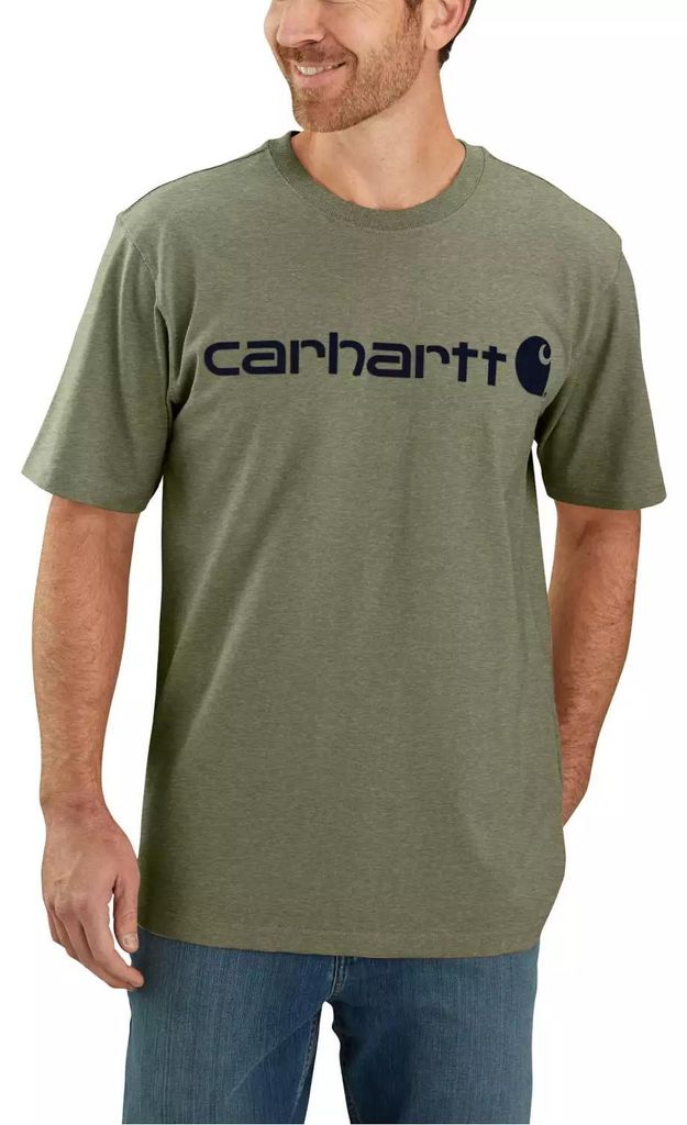 Carhartt 103361 Dearborn Relaxed Logo T-Shirt Dusty Olive L