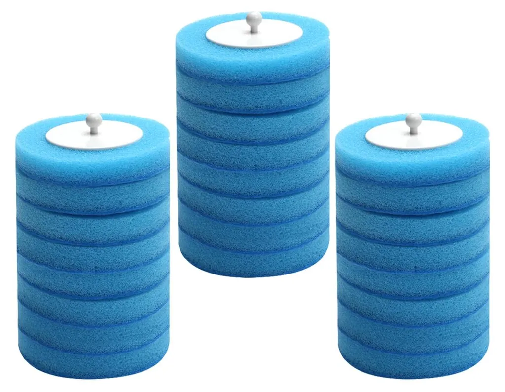Brosse de toilettes avec pastilles d'aromathérapie et 24 têtes jetables