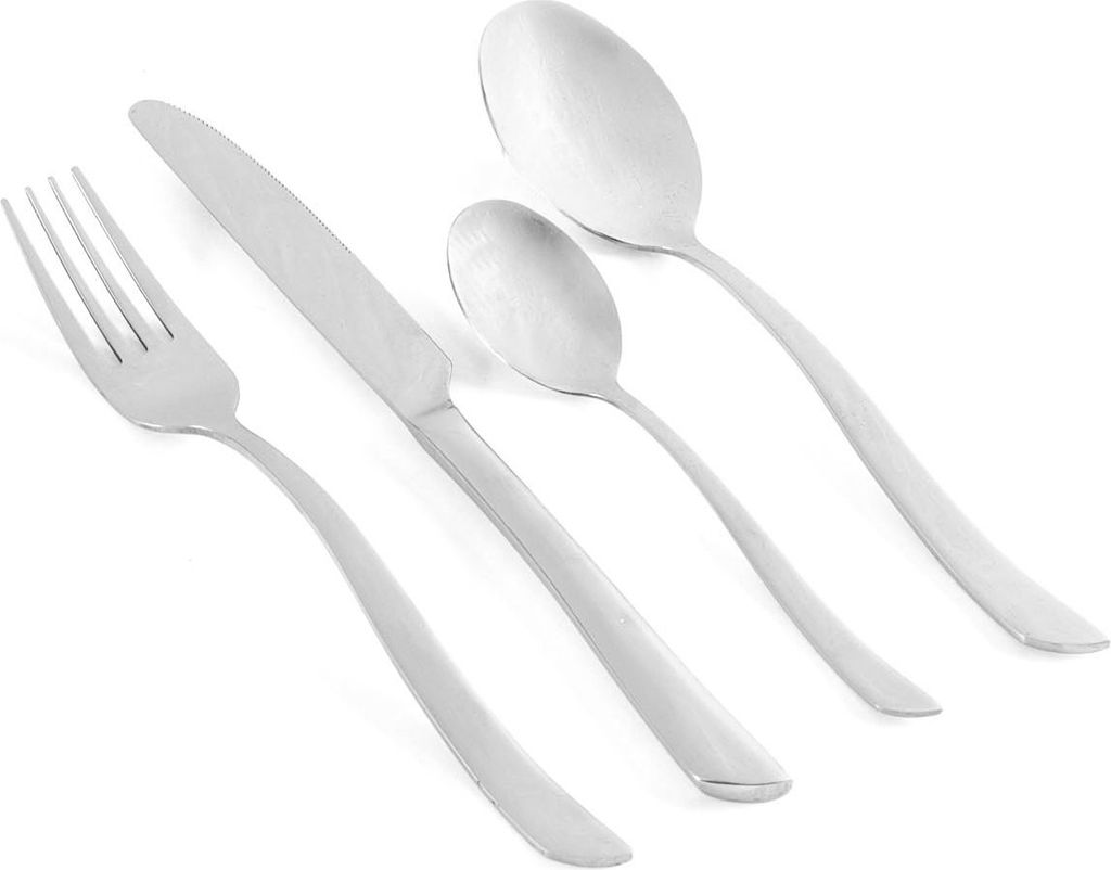 Besteckset 24-teilig für 6 Personen Edelstahl Besteck Tafelbesteck Essbesteck