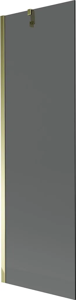 Parete Doccia Mexen Next 60cm Vetro Grafite e Profili Oro Lusso