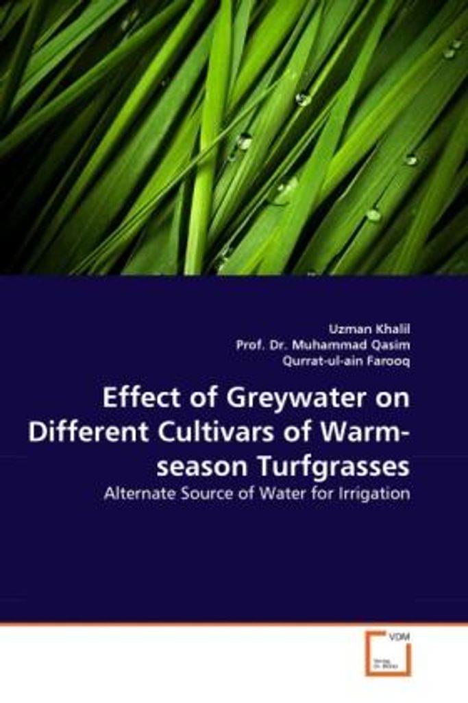 Khalil, U: Effect of Greywater on Different Cultivars of War