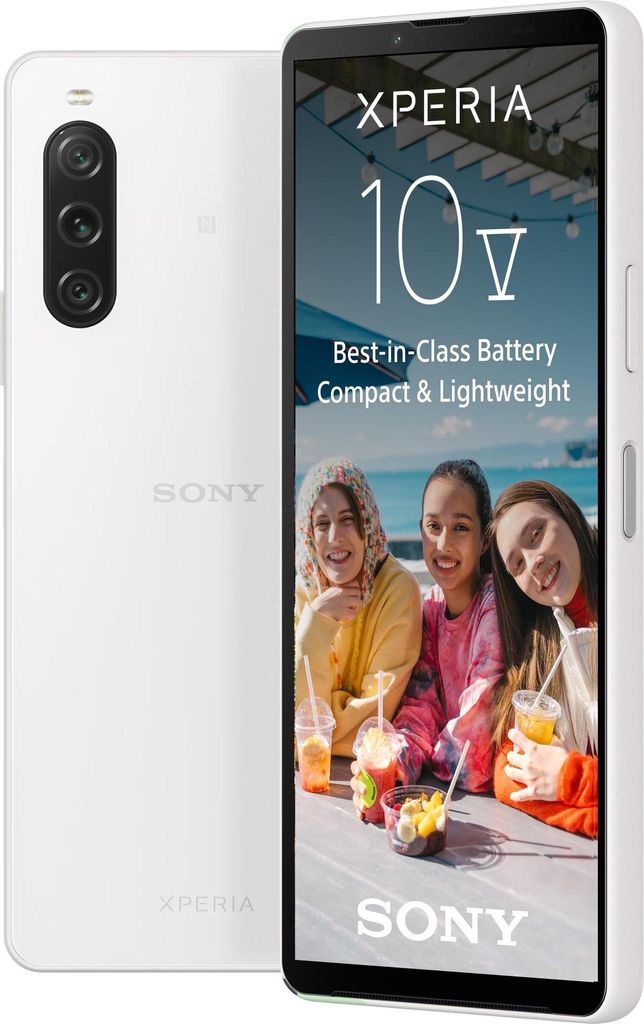 Sony Xperia 10 V weiß 128GB 5G Smartphone Produktbild 