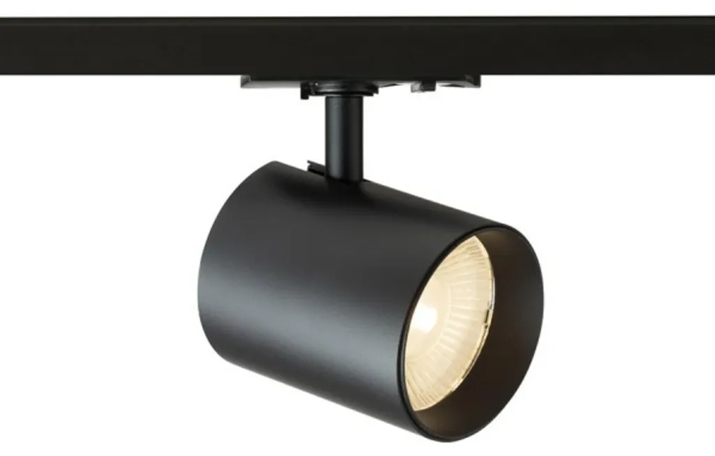 Luminaire sur Rail LED Noir IRIS 7 Projecteur Orientable 3000K