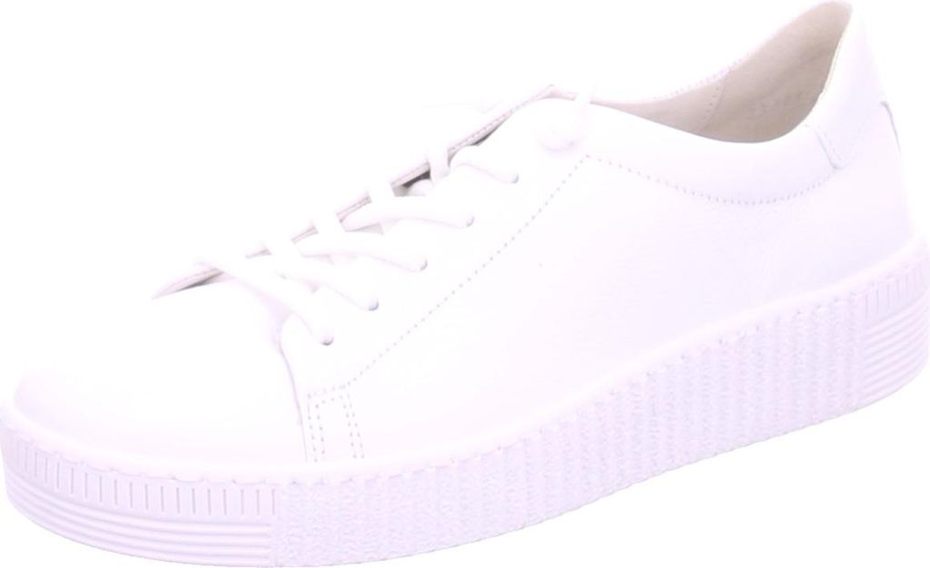 Gabor Shoes Sneaker - Weiß Glattleder Größe: 39 Normal