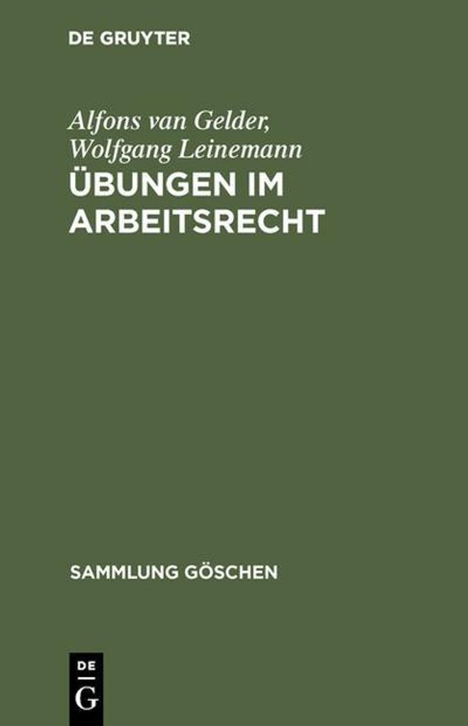 Übungen im Arbeitsrecht