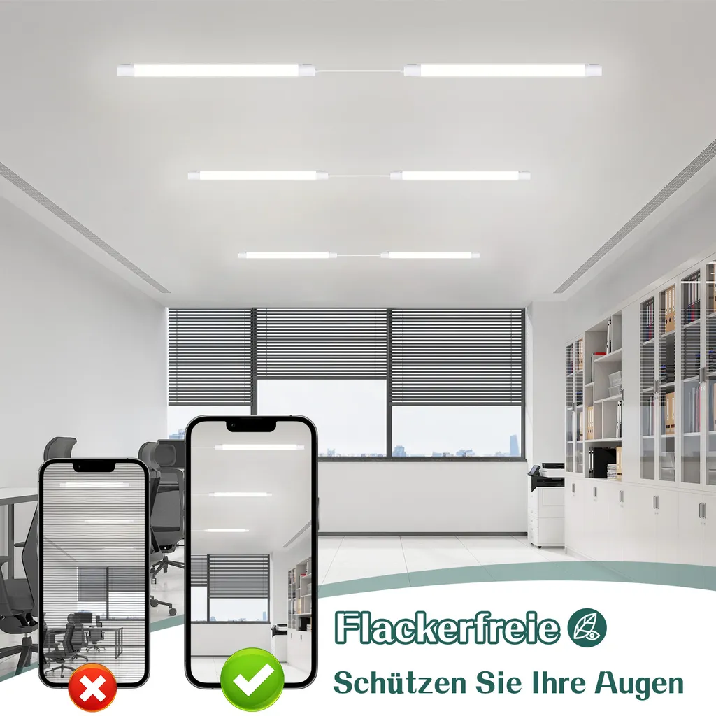 ZMH 24W Lampada LED Impermeabile 90cm - Offerta Illuminazione - 8