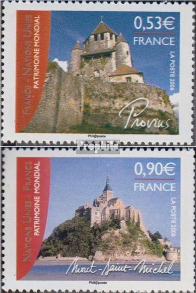 Briefmarken Frankreich 2006 Mi 4098-4099 (kompl.Ausg.) Produktbild 