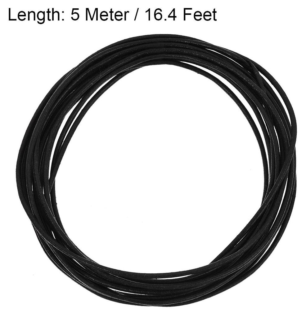 5m Kabelschlauch Schwarz Gewebeschlauch 2mm Innendurchmesser Kabelschutzschlauch Selbstschlie?end Silikon Glasfaserschlauch Gewebter Kabelmantel f...