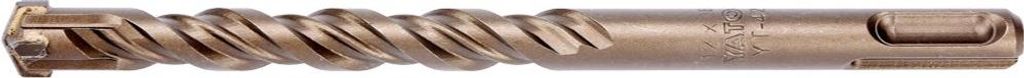 Yato YT-4215, Rotationshammer, Hammer drill bit, 1,2 cm, 260 mm, Keramik, Beton, 18,5 cm