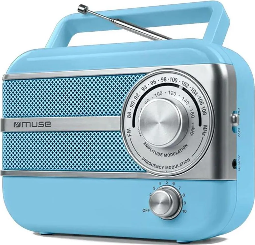 MUSE M-056VB Radio Retrò Portatile Vintage - Acquista Online al Miglior Prezzo