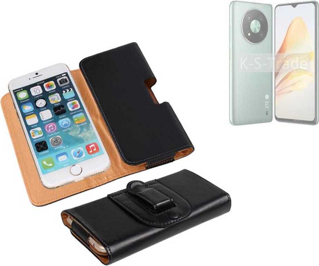 K-S-Trade Schützhülle Handyhülle kompatibel mit ZTE XiaoXian 50 Holster Gürtel Tasche Schutzhülle Handy-Tasche Smartphone Case Seitentasche