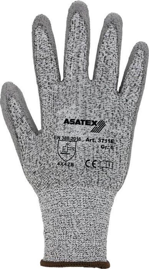 ASATEX Schnittschutzhandschuh 3711E grau 11