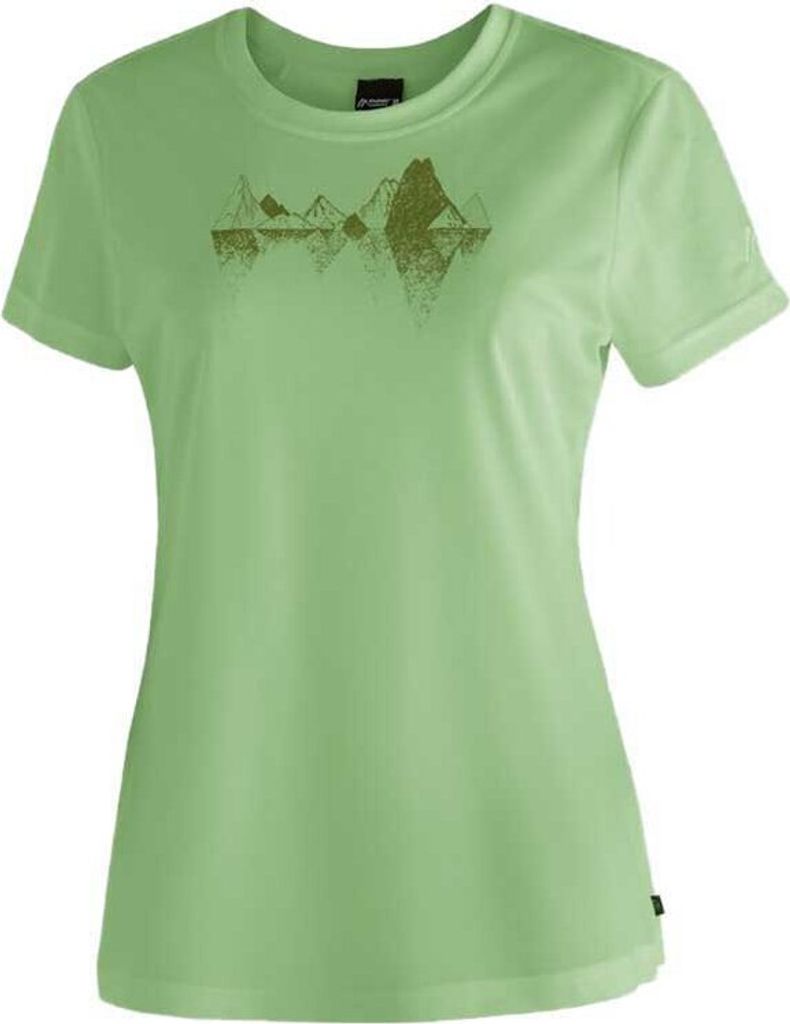 Maier Sports Tilia Pique W Kurzarm-t-shirt Grün S / Regular Frau Grün S