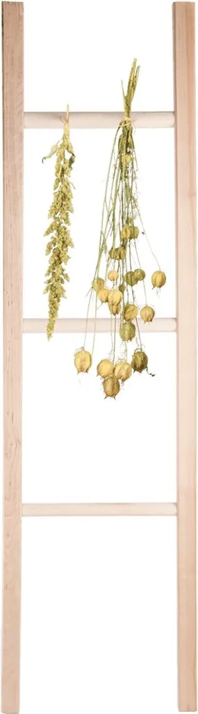 Échelle de séchage en bois Esschert pour bouquets de fleurs et thym