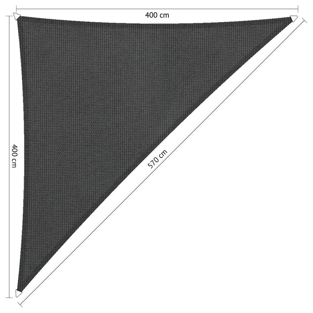 SHADOW COMFORT 4 x 4 x 5,7 m Tenda triangolare Carbon Black Immagine del prodotto 