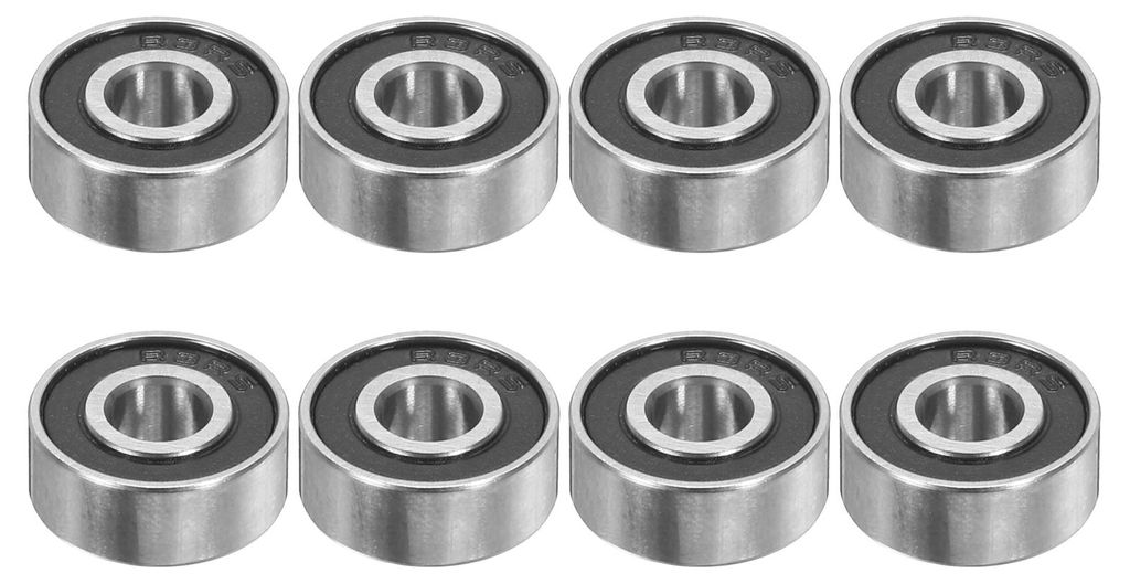 8 Stš¹ck R3-2RS Rillenkugellager 3/16" ID x 1/2" OD x 10/51" H?he P6/ABEC-3 Miniaturlager Doppelt Gummiabgedichtetes Chromstahl Z2 Lager fš¹r M...