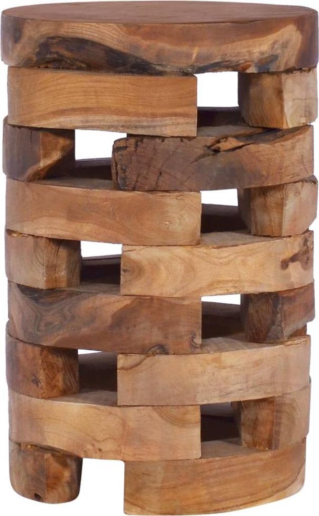 vidaXL Nachttisch 30x30x45 cm Massivholz Teak