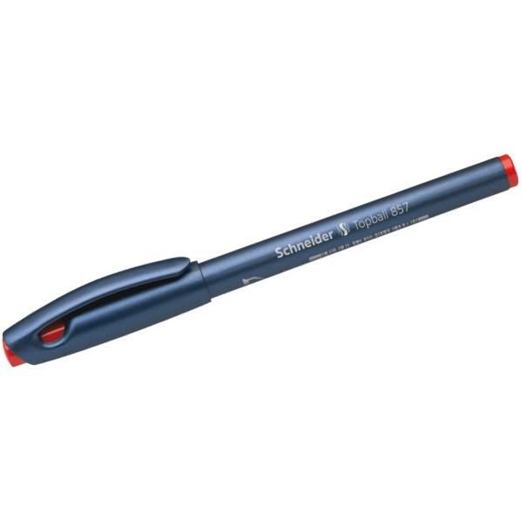 Schneider Tintenroller Topball 857 rot, Strichstärke ca. 0,6 mm