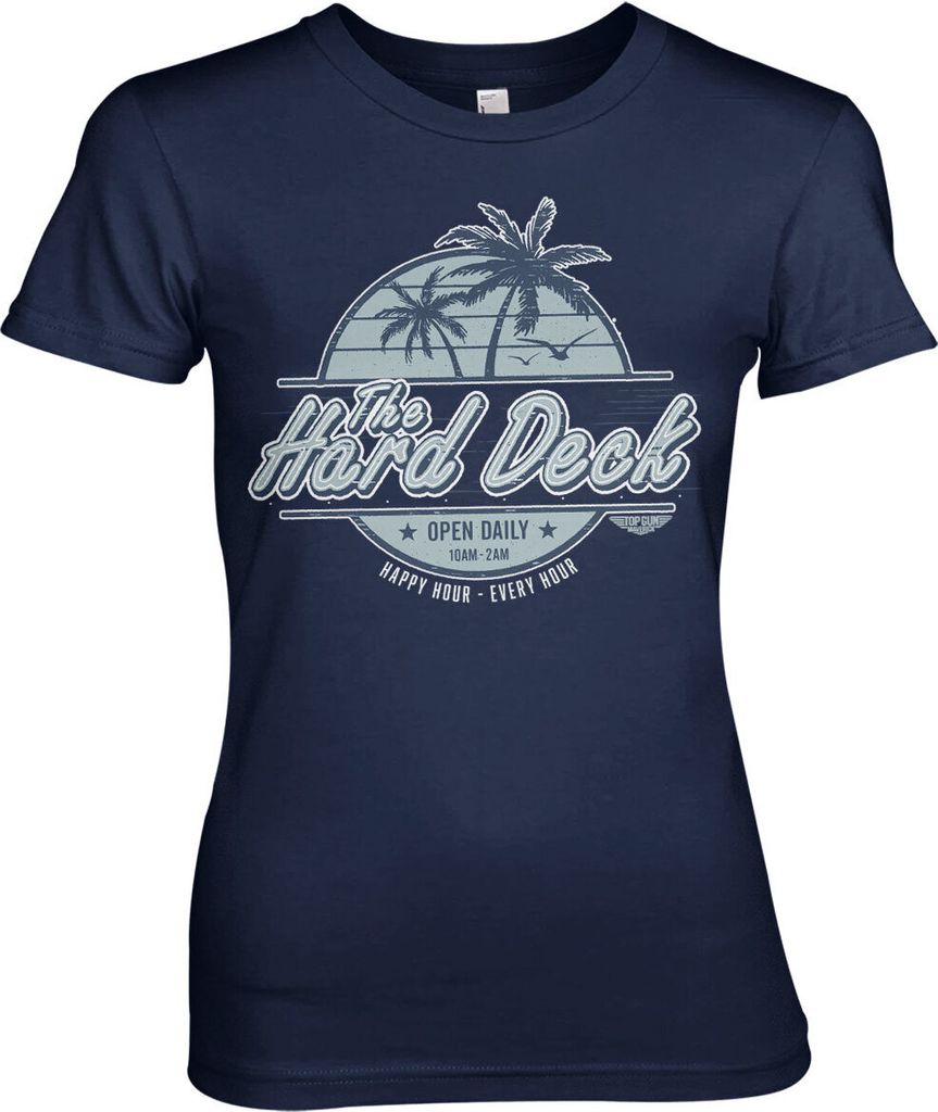 The Hard Deck Girly Tee - X-Large - Navy