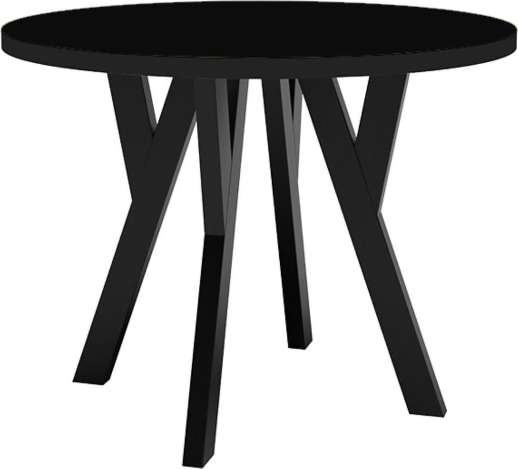 Runder Tisch mit ausziehbare Tischplatte Stella 191 Esstisch aus Holz 100 x 140 cm Esszimmertisch für 6-8 Personen, Große: 100 x 140 cm, Farbe: S...