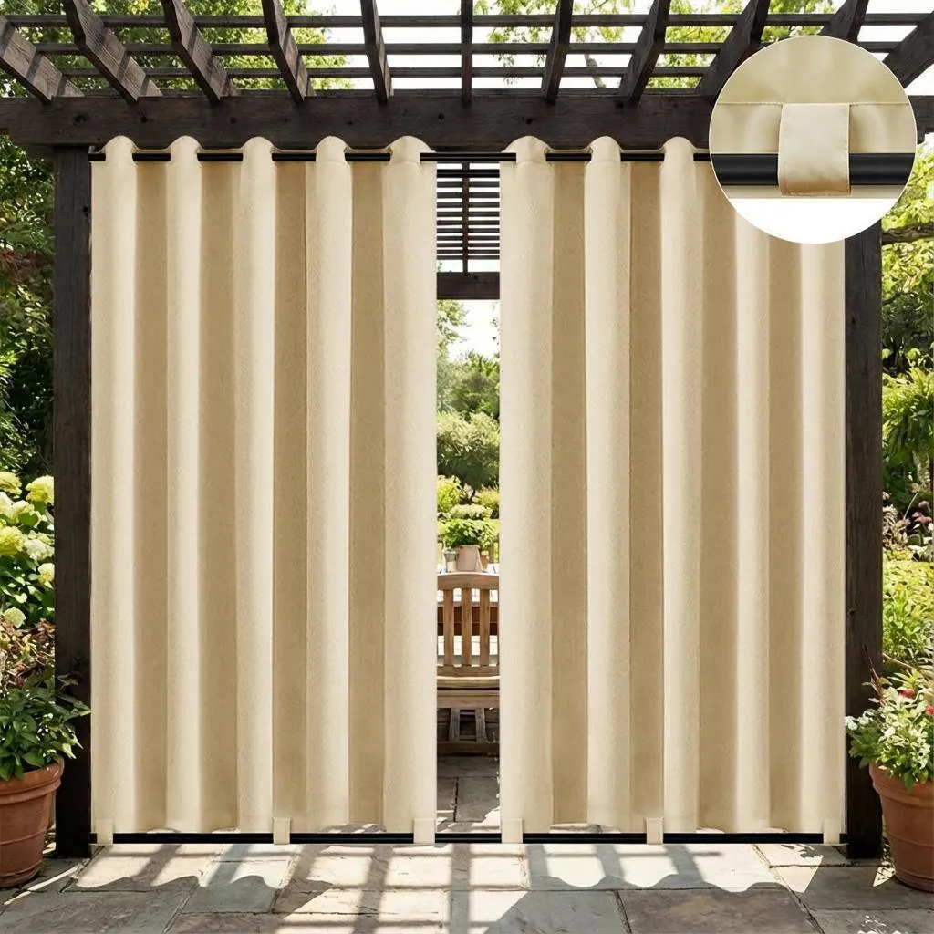 Tenda Esterni Extra Large Beige 180x243cm - Resistente UV e Pioggia