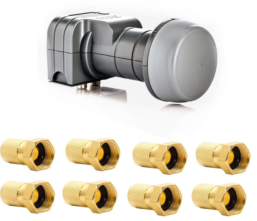 Fuba DEK 217 Twin-LNB mit 8x F-Stecker 4K UHD LTE Filter 2 Produktbild 