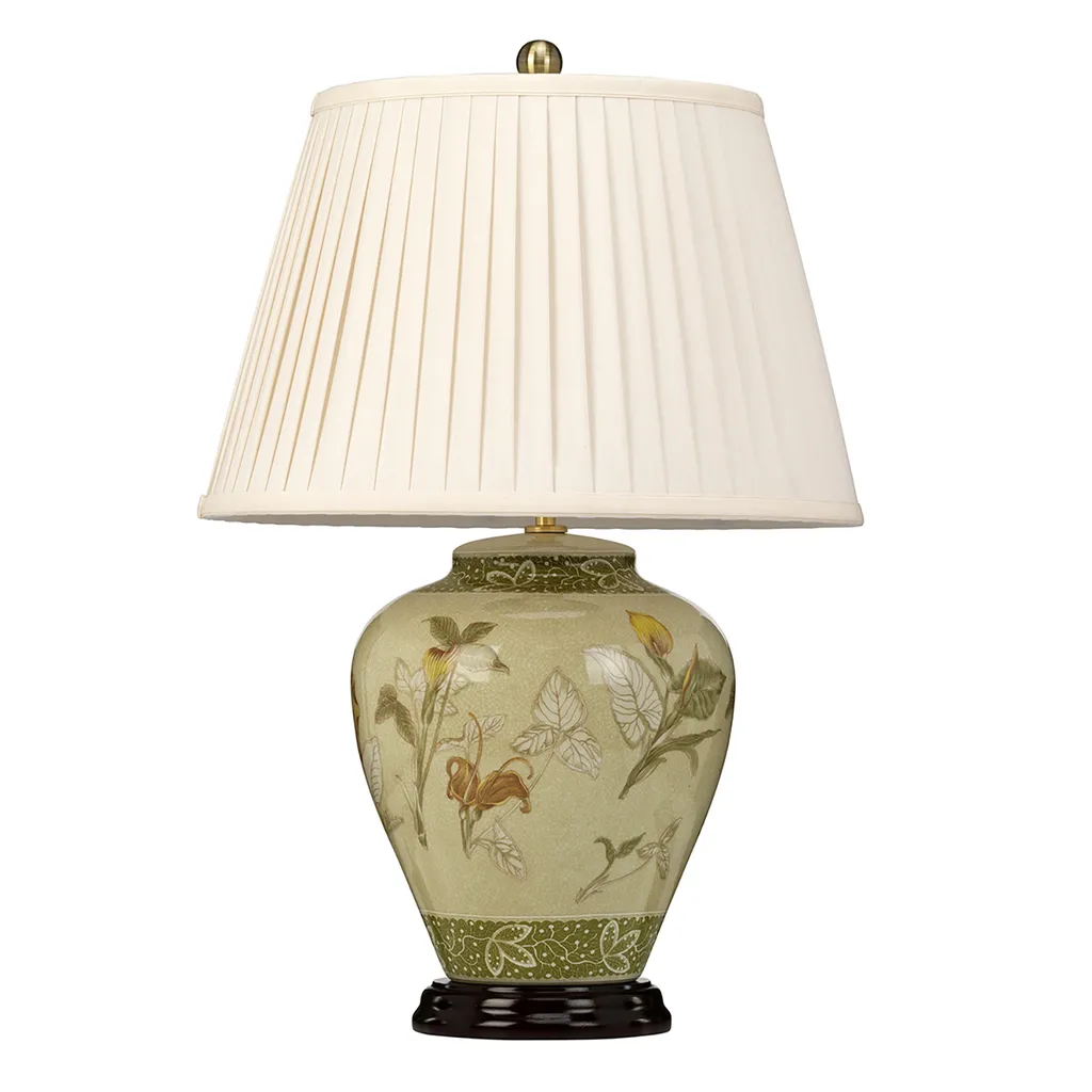 Sublimez votre intérieur avec la lampe Arum Lily Elstead en porcelaine