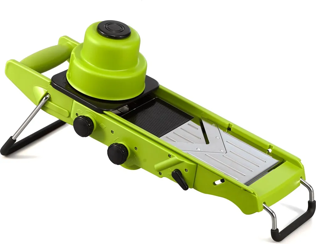 Affettaverdure Karl Weis All in One Verde - Sicuro e Veloce - 1