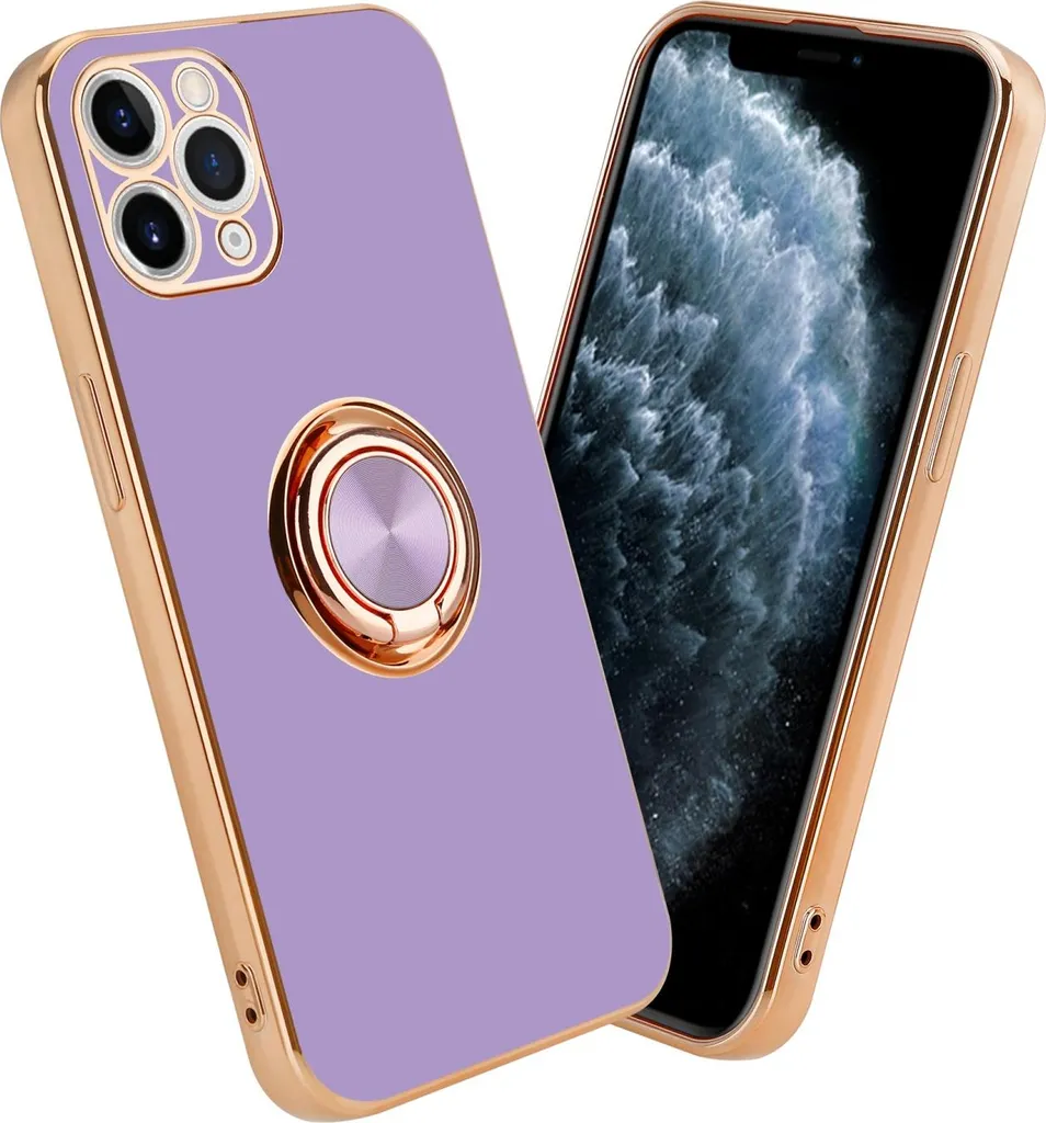 Cadorabo custodia protettiva per Apple iPhone 11 PRO MAX in viola Custodia Cover protezione fotocamera supporto auto magnetico
