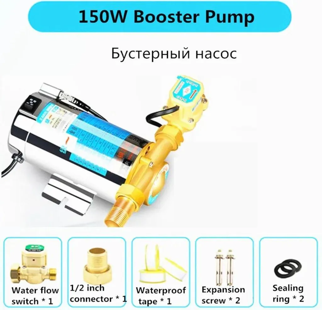 Addio Bassa Pressione Acqua! Pompa Domestica 150W - Sicura e Automatica