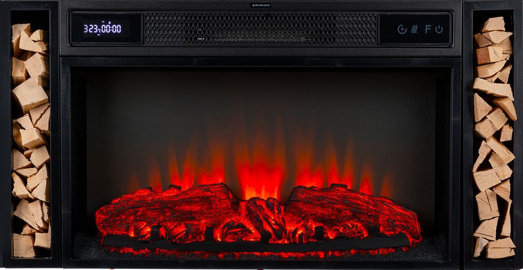 Klarstein Elektrokamin, Elektro Heizungen für Wohnzimmer & Innenräume, Elektrischer Kamin mit LED Flammen, Kamin zur Wandmontage, Heizlüfter mit...