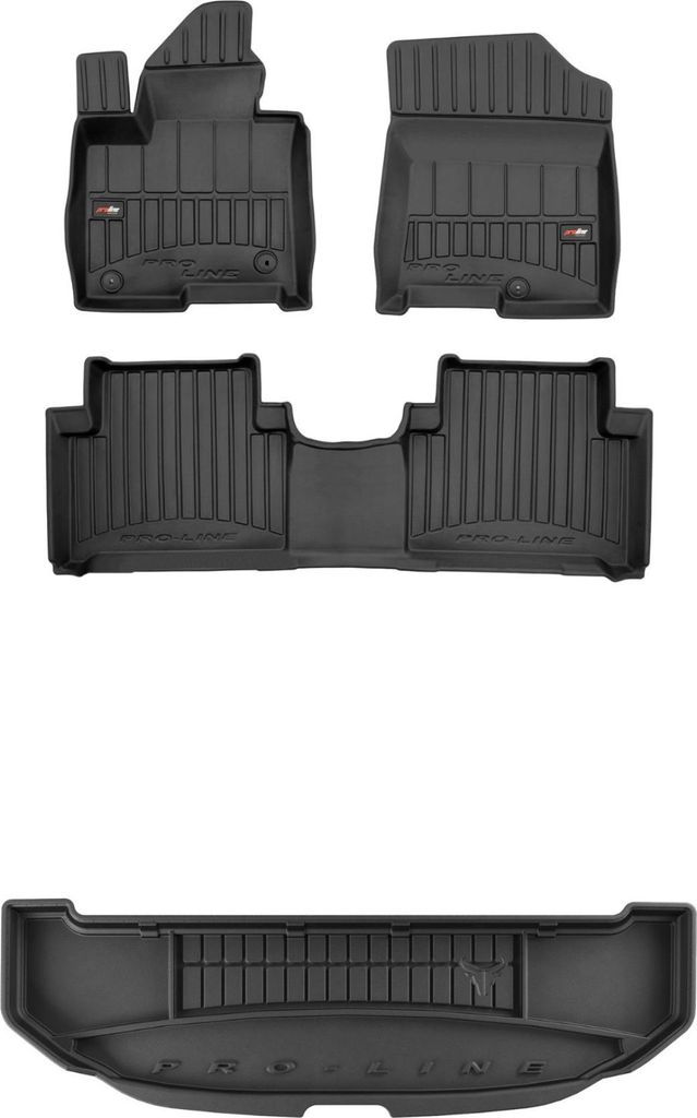FROGUM Gummimatten Auto Fußmatten + Kofferraummatte für Kia Sorento IV XL ab 2020