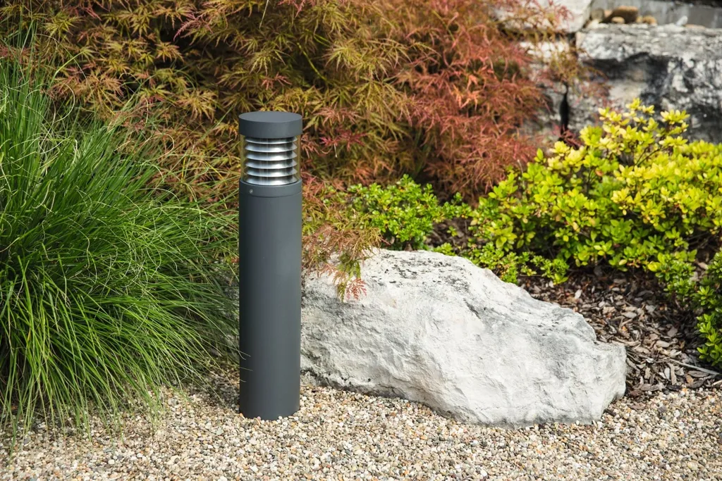 Heitronic 37370 KRESOS Borne LED Extérieure E27 Anthracite Design