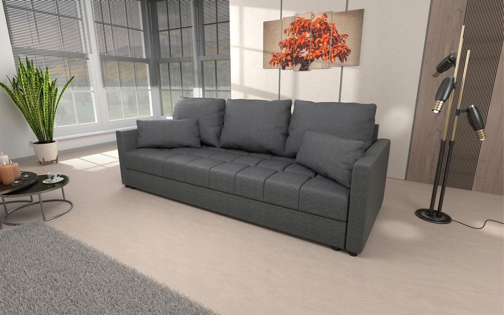 Sofa, Couch Für Das Wohnzimmer Domino Mit Schlaffunktion – Produkt Direkt Vom Hersteller