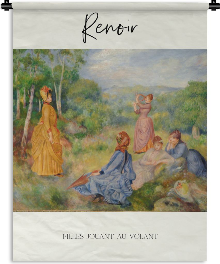MuchoWow Wandteppich Wandbehang Kunst - Renoir - Alte Meister 150x200 cm Tapisserie Dekoration Wandtuch - Wandaufhängung - Moderner