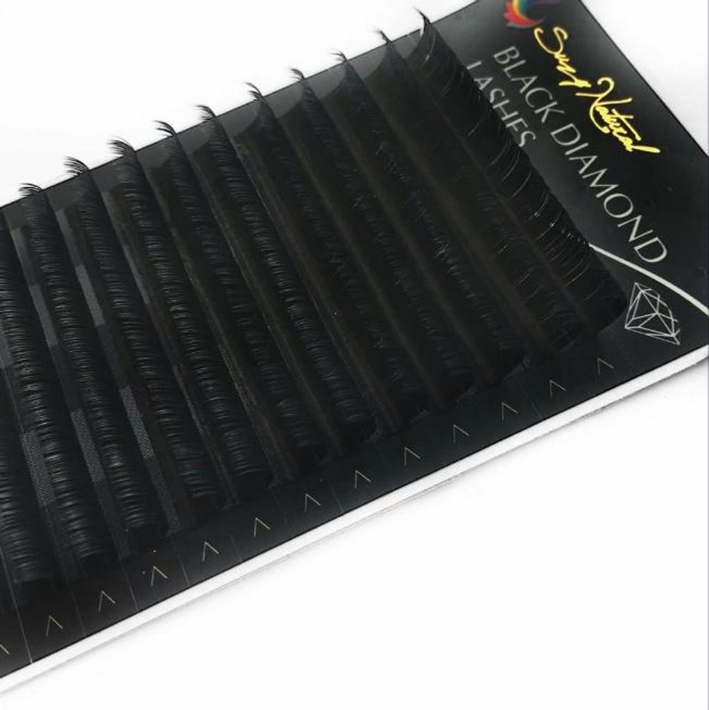 Wimpernverlängerung Einzelwimpern Mink Lashes D Curl 0.20 14mm