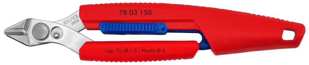 Knipex 78 03 150 SB Slim Knips Feinschneidezange Produktbild 