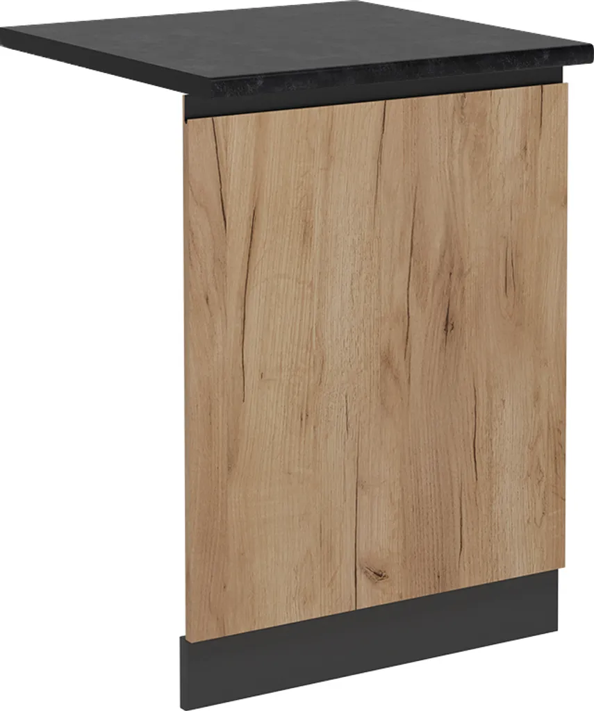 Copertura Lavastoviglie 60 cm Vicco R-Line Facile Montaggio Antracite