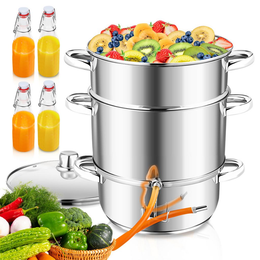Clanmacy parný odšťavovač z nehrdzavejúcej ocele odšťavovač Obrázok produktu 
